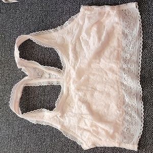 Gap body Lace racerback bralette sz Large